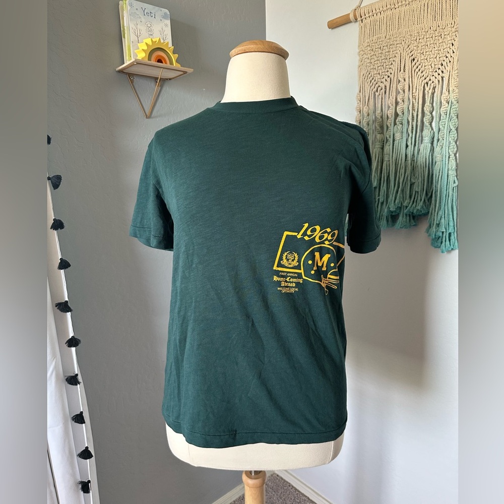Madhappy green Local Optimists Tshirt size S NWOT